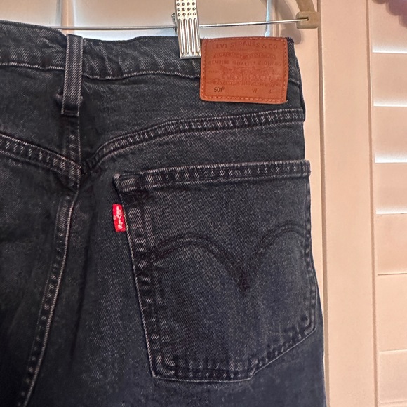 VINTAGE NAVY/BLACK LEVIS!! W31 L26 - Picture 2 of 6